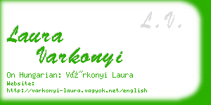 laura varkonyi business card
